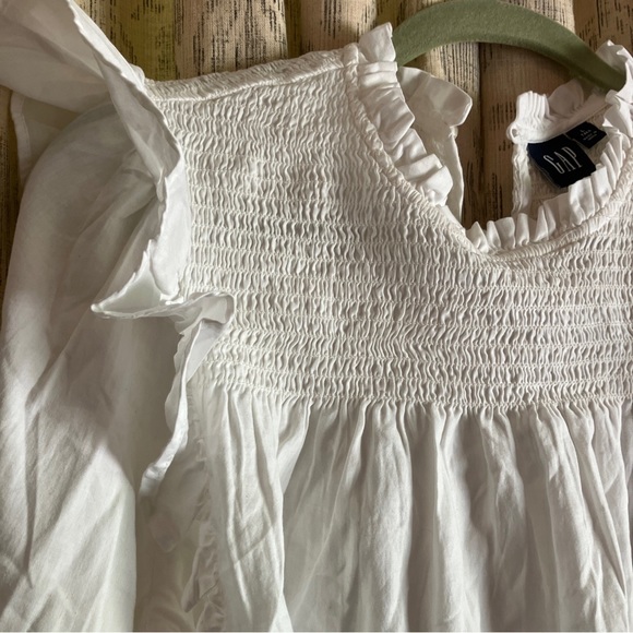 Gap white cotton prairie tunic NWOT L - Picture 5 of 8